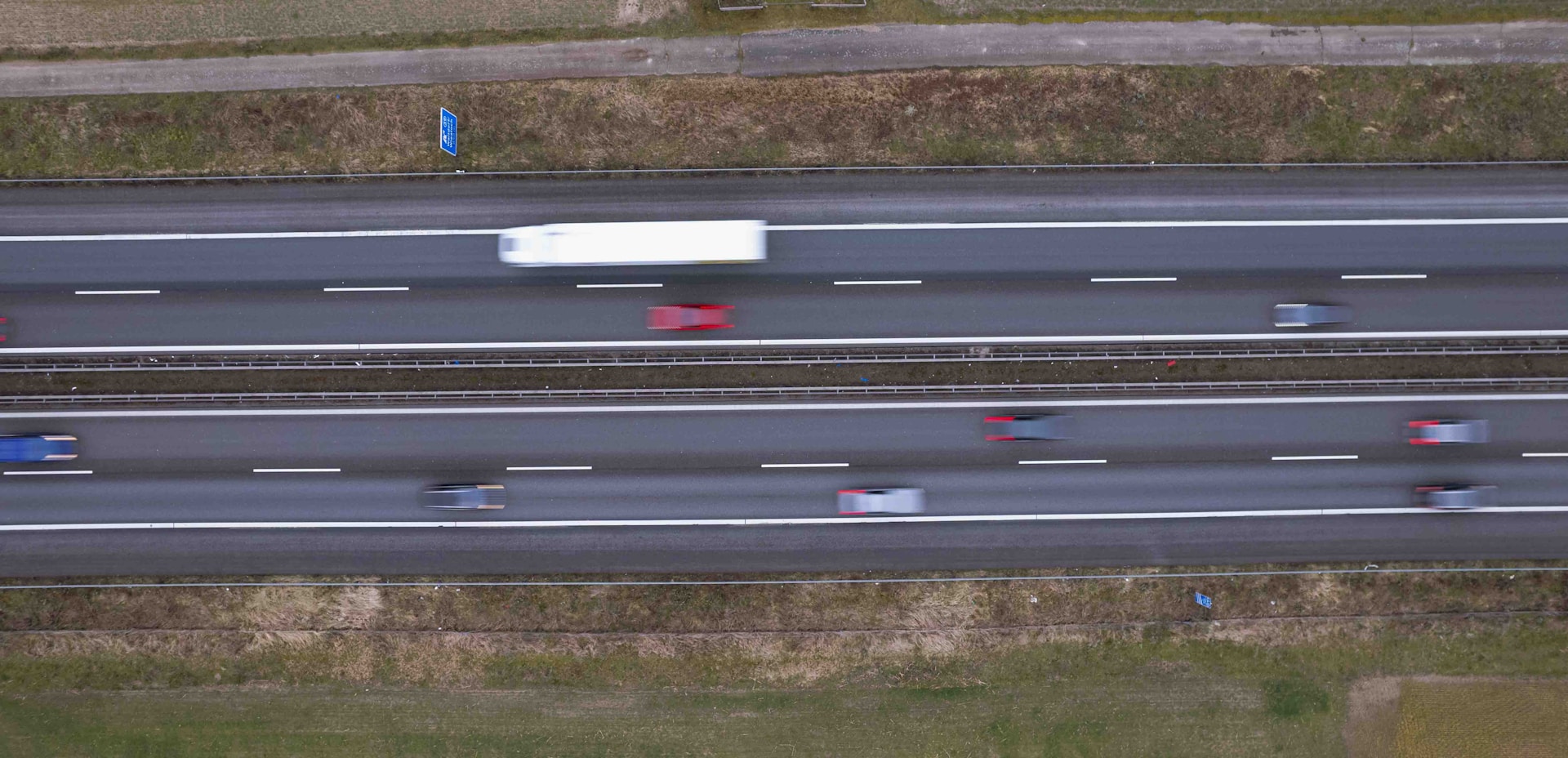 Snelweg vanuit de lucht